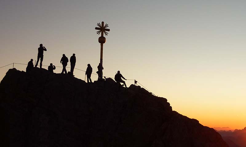 Gipfel der Zugspitze